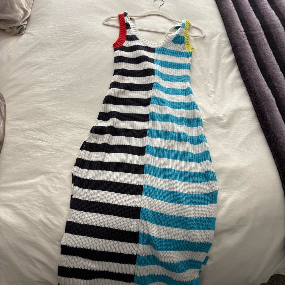 STAUD Striped Knit Maxi Dress - Picture 2 of 5